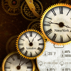 Gold Clock Live Wallpaper HD-icoon