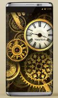 Gold Clock Live Wallpaper HD capture d'écran 2