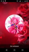 Rose Clock Live Wallpaper capture d'écran 3