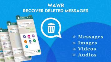 WAWR- استعادة الرسائل المحذوفة الملصق
