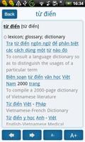 Vietnamese English Dictionary capture d'écran 2