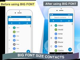 Bigfont - Font Size Changer - Font Size Enlarger اسکرین شاٹ 1
