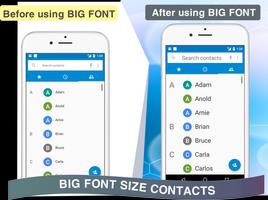 বড় ফন্ট - ফন্ট সাইজ পরিবর্তন করুন স্ক্রিনশট 1