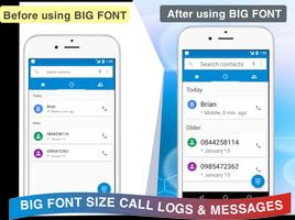 Bigfont - Font Size Changer - Font Size Enlarger اسکرین شاٹ 2