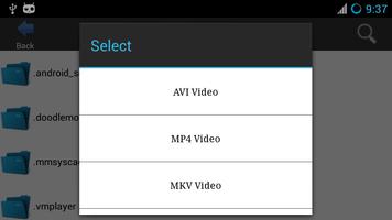 Video Player for Android capture d'écran 2