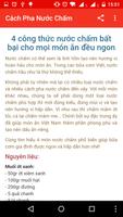 Công thức pha nước chấm ภาพหน้าจอ 2