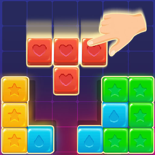 マジシャンとパズルバトルゲーム：ブロックパズル