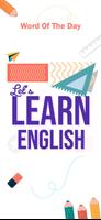 Learn English - One word a day poster