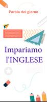 Poster Impara linglese parola giorno