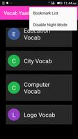 Vocab याद ( Learn ) आसानी से capture d'écran 1