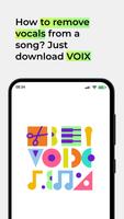 Remove vocal from song, voix 海報
