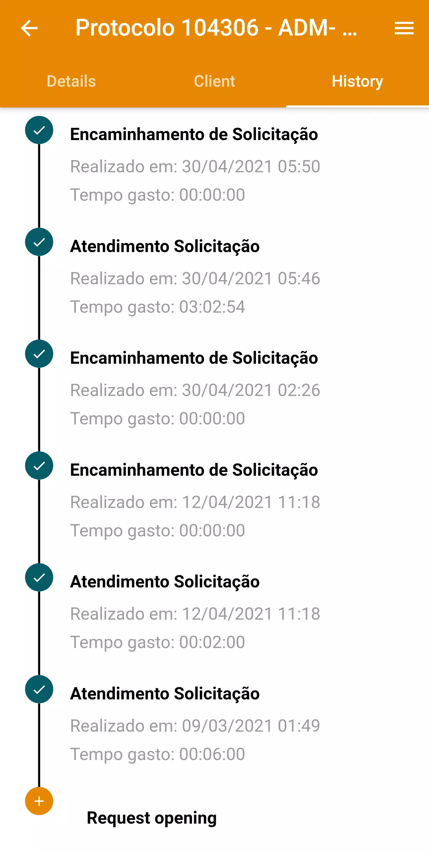 Encaminhamento de Solicitação de Mudança de Plano - Synsuite 