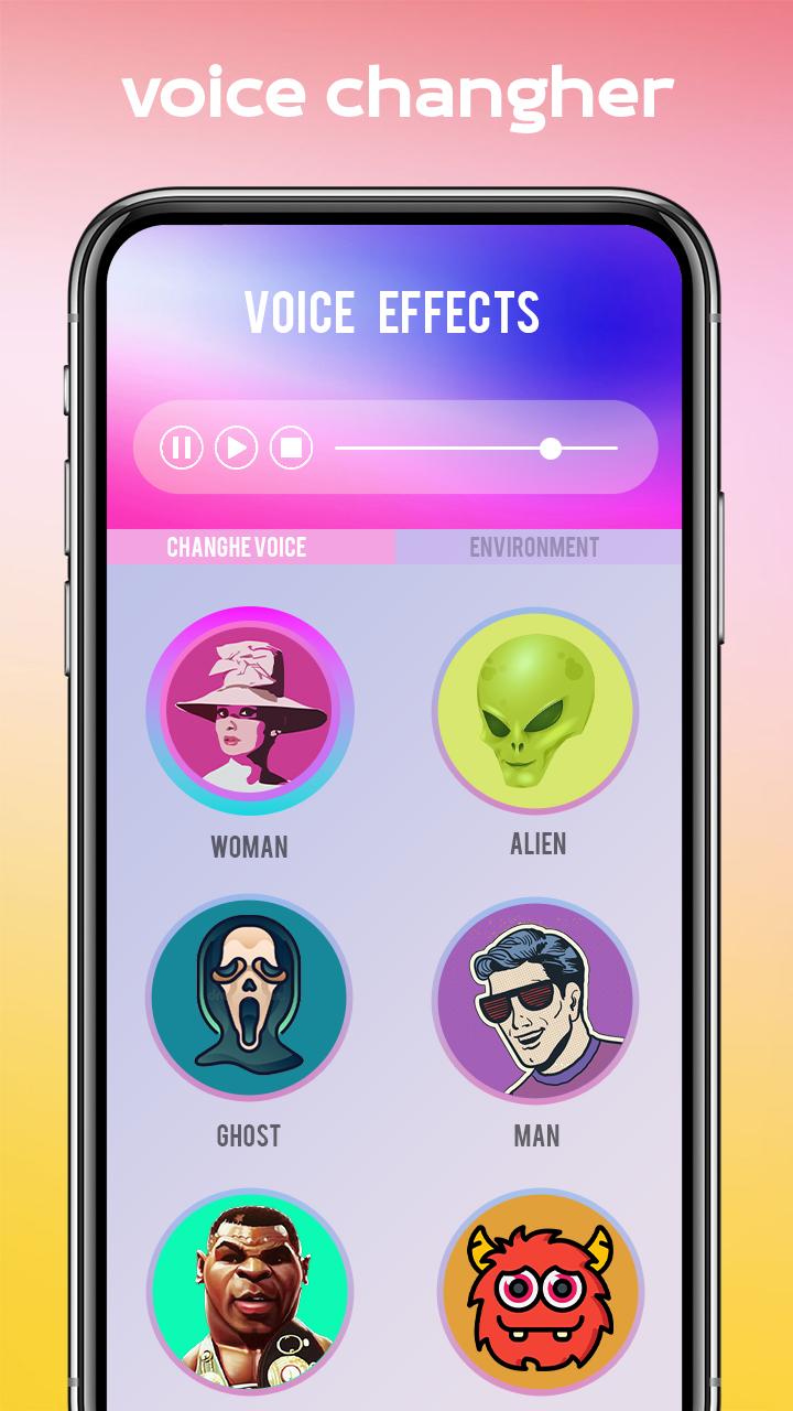 Magic voice. MAGICCALL Voice Changer app.