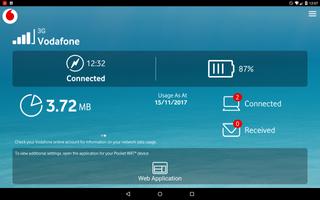 Vodafone Pocket WiFi® Monitor syot layar 3