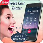 Voice Call Dialer - App gratuite Voice Dialer icône