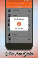 Voice Call Dialer - App gratuite Voice Dialer capture d'écran 1