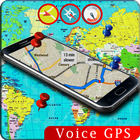 Voice GPS Direction Indicateur vitesse Indicateur icône