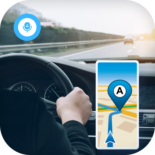 navegador GPS - mapa condução