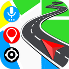Navigation GPS: Cartes routières icône