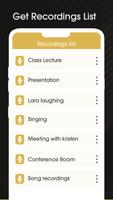 Enregistreur vocal: application d'enregistrement capture d'écran 3