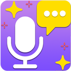 Icona Digitazione di SMS vocali in tutte le lingue