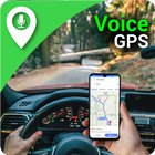 Perancang Laluan Pemanduan Navigasi GPS Suara ikon