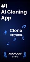 Voice & Face Cloning: Clony AI ポスター