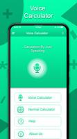 Voice Calculator - Speak and Talk Calculator পোস্টার