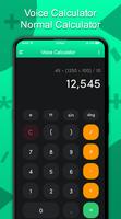 Voice Calculator - Speak and Talk Calculator imagem de tela 1