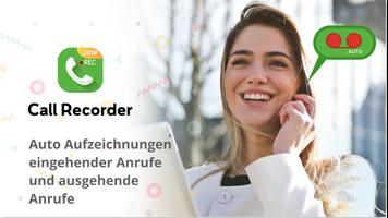 Anruf Aufzeichnen & Automatische Anrufaufzeichnung Plakat