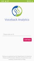 Voiceback Analytics Survey Affiche