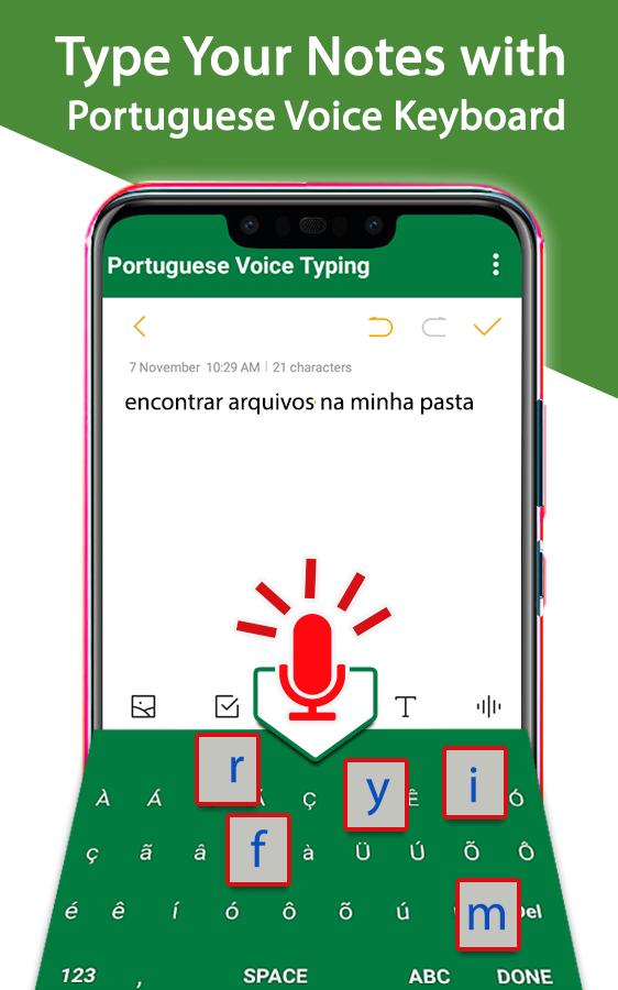 Portuguese Voice Keyboard Speak To Type For Android Apk Download