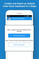 Fast Urdu Voice Keyboard App plakat