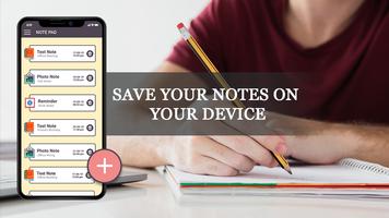 Voice Notepad, Notes de couleur Notes de rappel Affiche