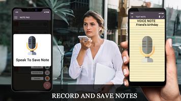 Voice Notepad, Notes de couleur Notes de rappel capture d'écran 3