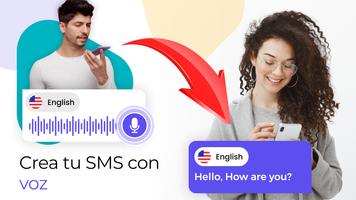 Voice sms typing: SMS by voice Screenshot 1