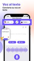 Escritura de SMS por voz captura de pantalla 1