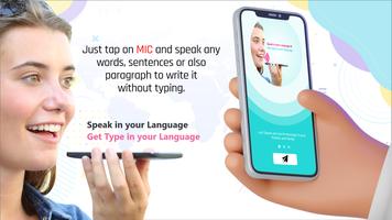SMS per Spracheingabe schreibe Plakat