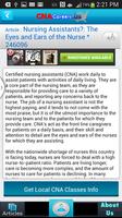 Free CNA Nursing Aide Articles Screenshot 1