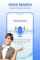 Voice Search الملصق