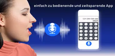 Sprachsuche für alle Apps und Voice Calculator