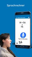Sprachsuche für alle Apps und Voice Calculator Plakat