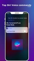 Siri voice commands 포스터
