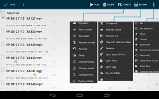 Voice PRO - HQ Audio Editor capture d'écran 2