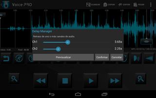 Voice PRO - HQ Audio Editor captura de pantalla 1