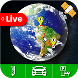 Live earth maps: 3d world map icône