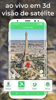 Live earth maps: 3d world map Cartaz