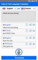 Voice & Text Language Translator, Doc Scanner poster