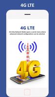 4g lte only الملصق