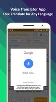 Voice Translator Free Translate for Any Language capture d'écran 1